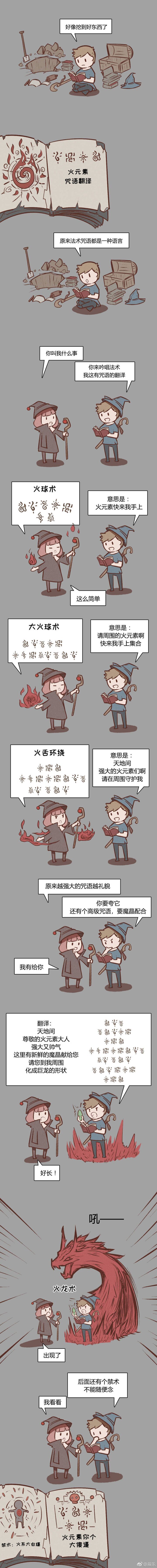 火系魔法咒语翻译
