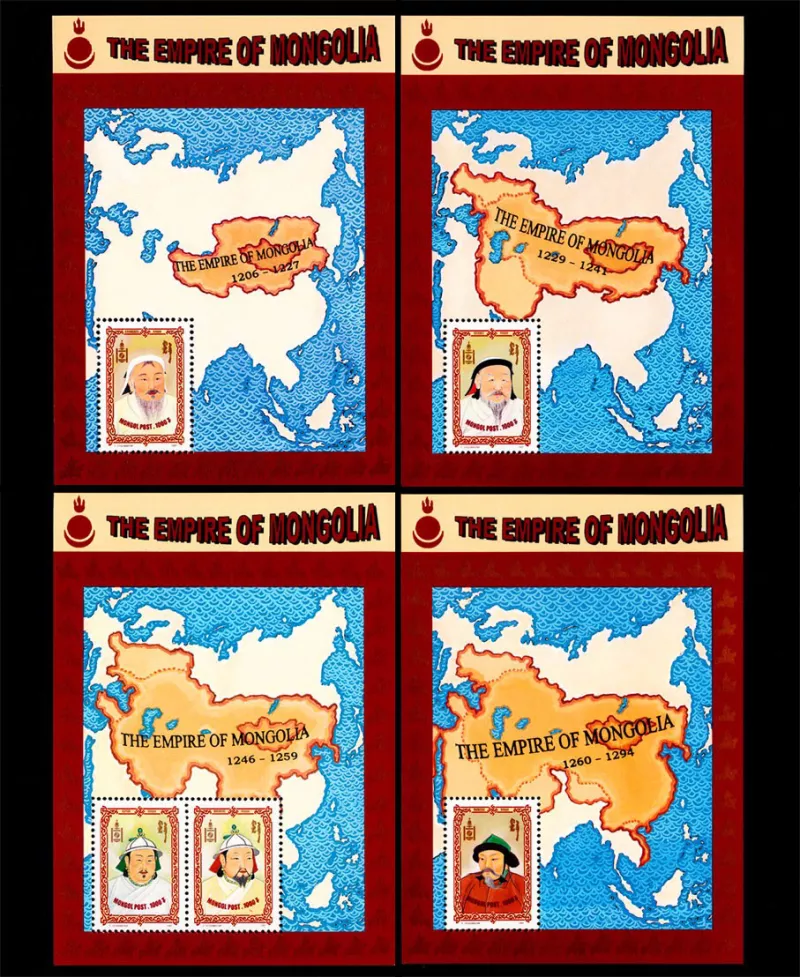 蒙古国人自己眼中的蒙古帝国版图