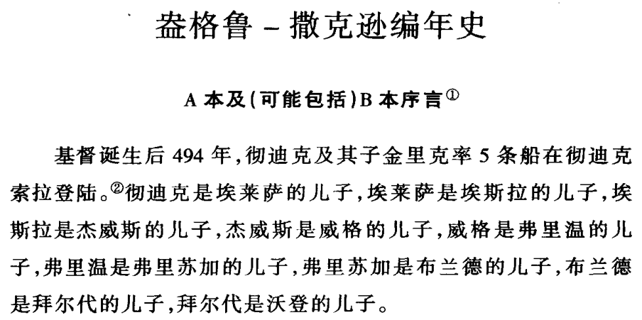 盎格鲁撒克逊编年史